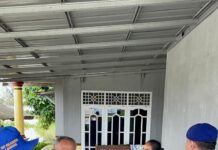 Gabungan Polairud Polda Lampung dan Polres Lampung Selatan Evakuasi Warga Terdampak Banjir