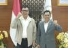 Sowan Ke Pimpinan Golkar Adies Kadir, Bang Alzier Sampaikan Izin Nyalon Ketua DPD Golkar Lampung