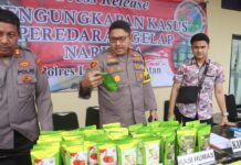 4 Kg Ganja Diamankan Polisi, Modus Teh kemasan rasa buah.
