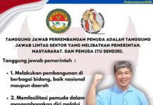 Pemuda Berkarakter Harus Miliki Tanjung Jawab Lintas Sektoral