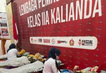 Semarak HBP ke-61 di Lapas Kalianda: Gelar Donor Darah dan Bagikan Paket Bansos