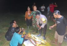 Geger warga taman fajar, temukan mayat tenggelam di embung