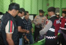 Satgas Operasi Pekat Polres Lampung Selatan Amankan Dua Warga Palas di Cafe Karaoke