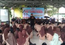 GRANAT DAN BNNK Lampung Timur Kembali gelar P4GN di SMAN 1 Pasir Sakti.