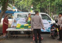 Polres Lampung Selatan Gelar Gerakan Pangan Murah, Ribuan Warga Dapatkan Beras SPHP Harga Terjangkau