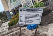 Sempat Meradang, Proyek Tangga Masjid Agung Disorot Lagi, Satu Dari Empat Point Penting Atensi Bupati Lamsel