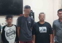 Polsek Palas Tangkap Tiga Pemuda Edarkan Sabu.