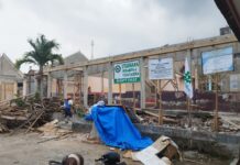 Busetttttt….!!!, Proyek Swakelola SDN Sukaraja Diduga “Asal Jadi” alias Ngasal