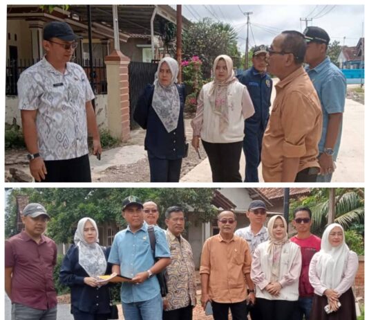 Komisi III DPRD Kabupaten Pringsewu sidak pekerjaan PUPR