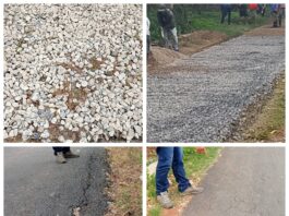 2 Bulan Selesai jalan milik Dinas Dinas Perumahan, kawasan Permukiman dan Cipta Karya Provinsi Lampung sudah Rusak