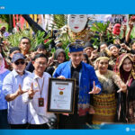 1500 Personil Tari Tuping 12 Wajah Lampung Selatan Pecahkan Rekor MURI