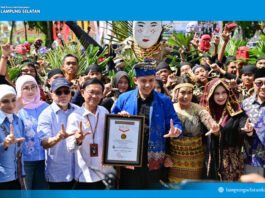 1500 Personil Tari Tuping 12 Wajah Lampung Selatan Pecahkan Rekor MURI