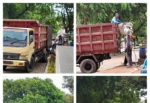 Tak Menunggu Lama, Sejak Dipimpin Plt Pasukan Kuning DLH Pemkab Lamsel Lakukan Aksi Bersih-bersih