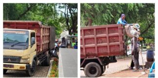 Tak Menunggu Lama, Sejak Dipimpin Plt Pasukan Kuning DLH Pemkab Lamsel Lakukan Aksi Bersih-bersih