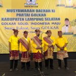 Nuansa Budaya Lampung Warnai MUSDA XI DPD Partai Golkar Lampung Selatan 2025