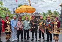 Silaturahmi dan Penyematan PIN Kehormatan Keluarga Besar Kepaksian Kerajaan Sekala Berak oleh PUN EDWARD SYAH PERNONG, Berjalan Sukses dan Saklal