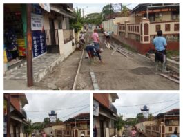 Dikebut, perbaikan Jalan Rusak di Pusat Kota Kalianda Perumahan Para Hakim, Bupati Lamsel Prioritaskan Akses Jalan Menuju Kantor Camat