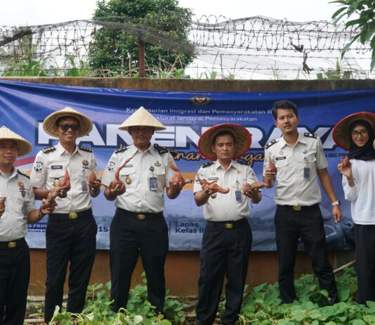 Panen Raya Serentak di SAE, Lapas Kalianda Pastikan Hasil Panen Melimpah