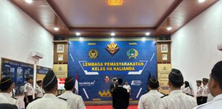 Tonggak Profesionalisme: Lapas Kalianda Lantik Pejabat Fungsional Analis Pengelolaan Keuangan